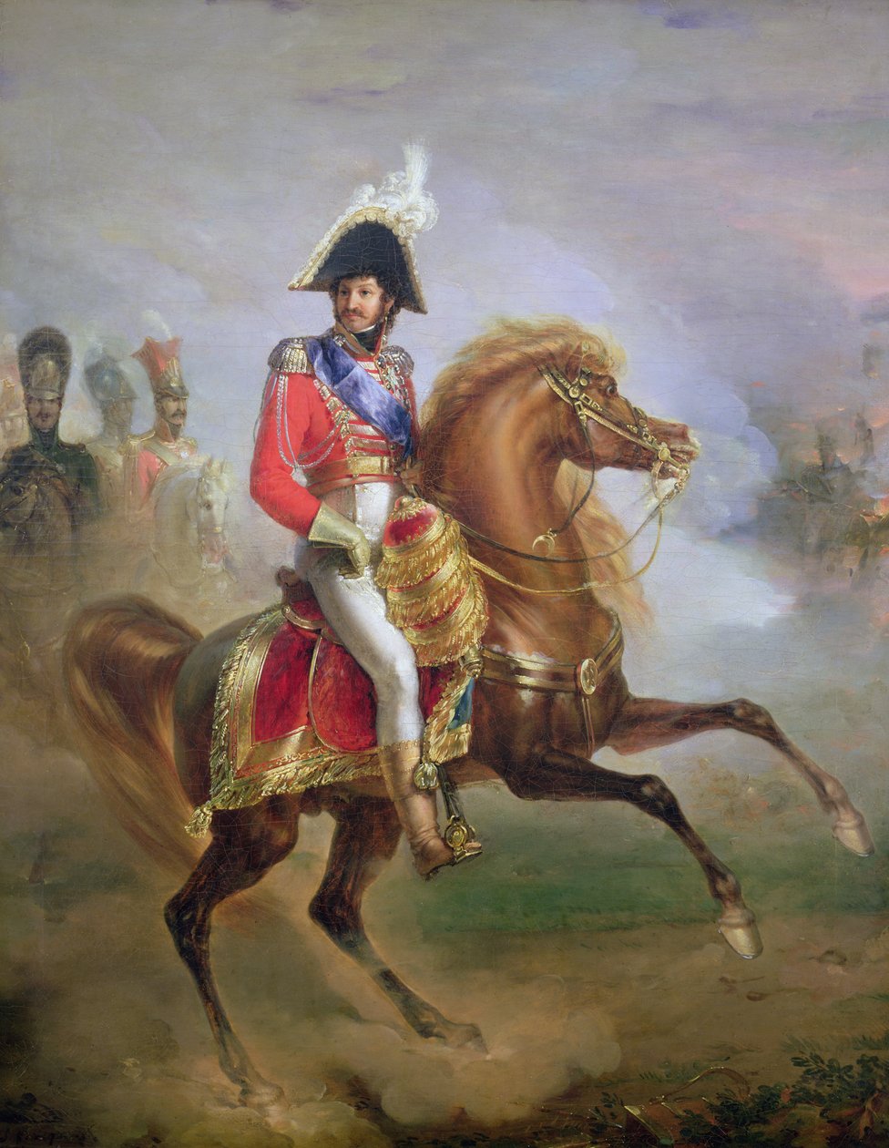 Joachim Murat (1767-1815) na koniu, 1814-15 autorstwa Joseph Franque