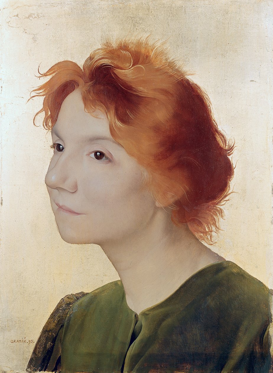 Yvette Guilbert (1867-1944) 1895 autorstwa Joseph Granie
