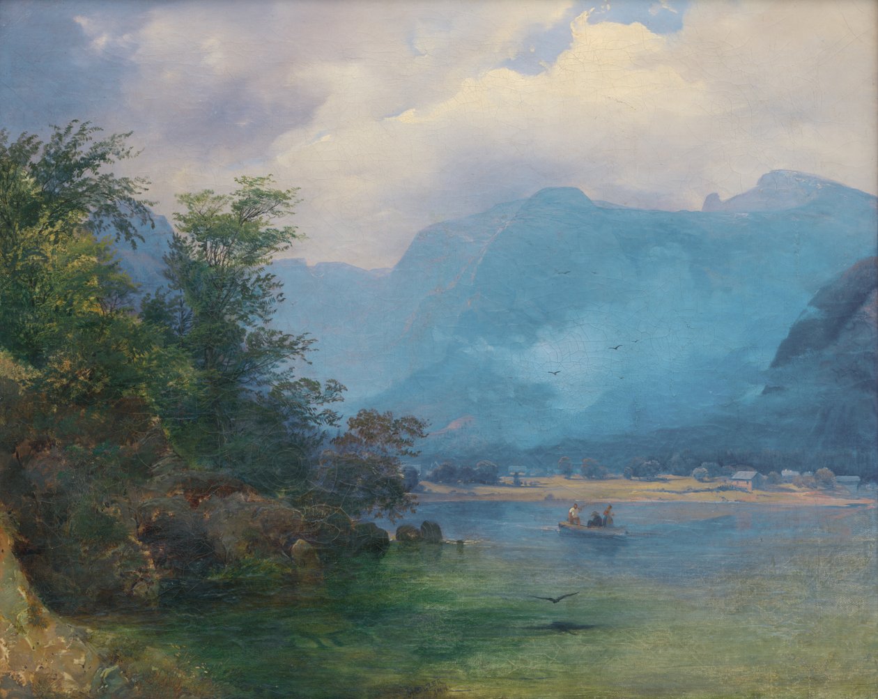 Alpejski krajobraz autorstwa Joseph Holzer