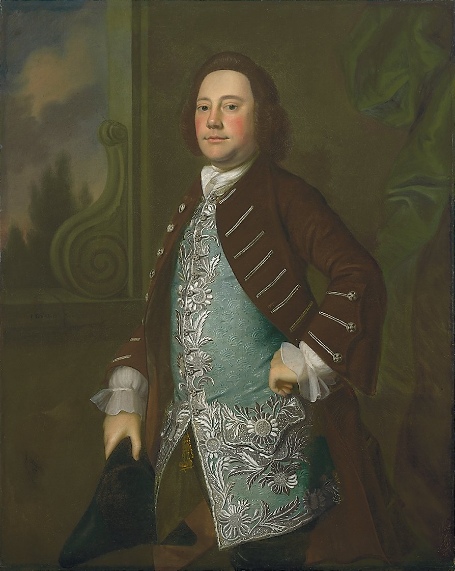 Portret dżentelmena, ok. 1760 autorstwa Joseph Jonathan Blackburn