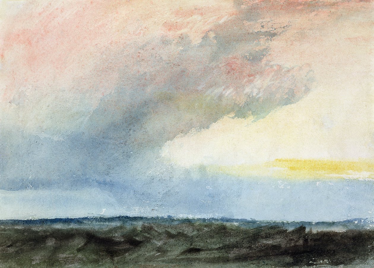 Deszczowa burza na morzu autorstwa Joseph Mallord William Turner