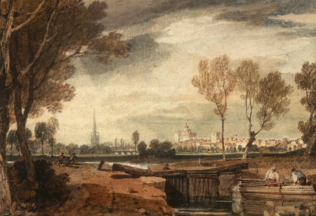 Abingdon, Oxfordshire, ok.1805 autorstwa Joseph Mallord William Turner