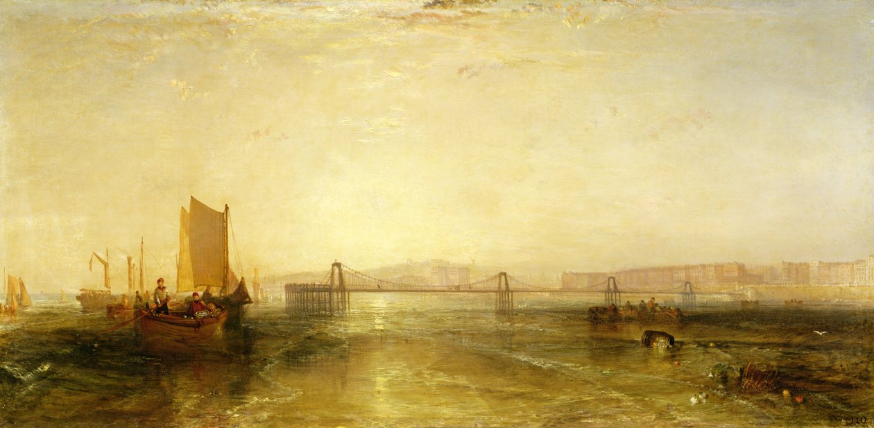 Brighton od morza, ok. 1829 autorstwa Joseph Mallord William Turner