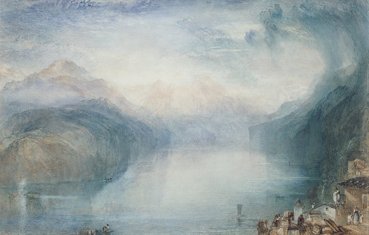 Jezioro Czterech Kantonów: Zatoka Uri autorstwa Joseph Mallord William Turner