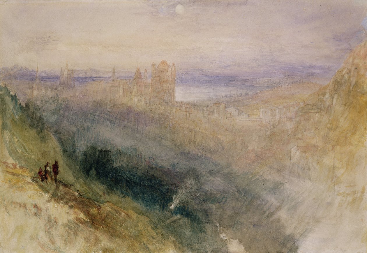Lozanna, z Le Signal autorstwa Joseph Mallord William Turner