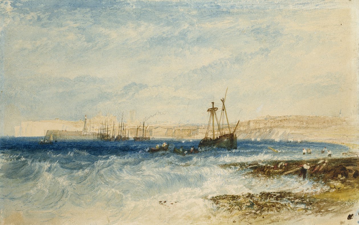 Margate, 1826-28 (akwarela) autorstwa Joseph Mallord William Turner
