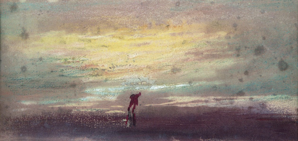 Studium światła słonecznego (akwarela) autorstwa Joseph Mallord William Turner