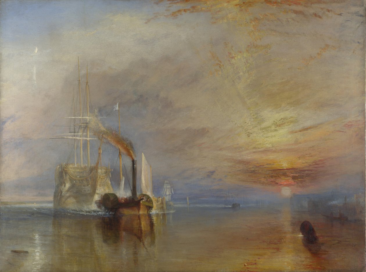 Walczący Temeraire, 1839 autorstwa Joseph Mallord William Turner