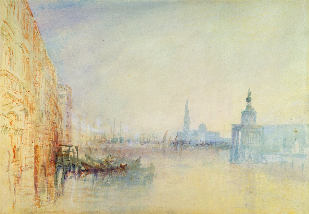 وینس، د لوی کانال خوله، c.1840 پولی autorstwa Joseph Mallord William Turner