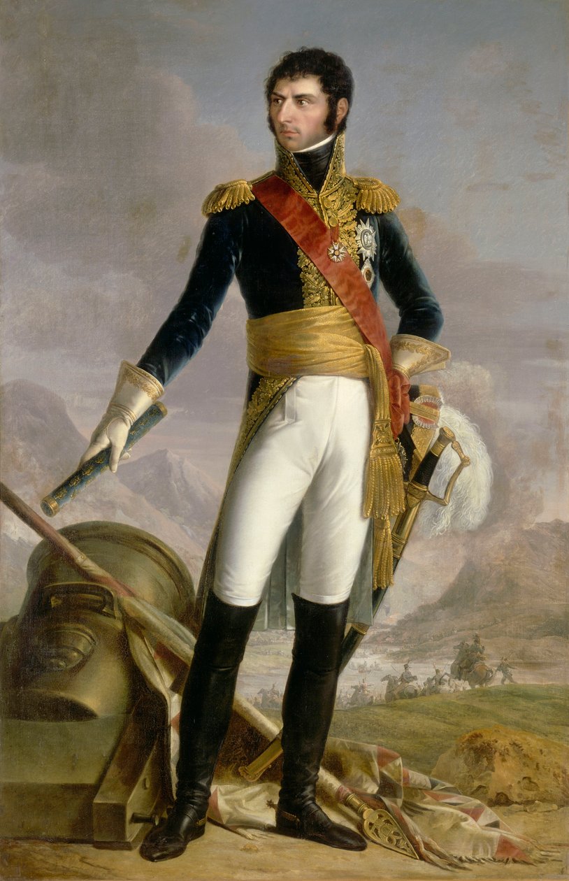 Jean Baptiste Bernadotte, marszałek Francji, król Szwecji i Norwegii, 1818 autorstwa Joseph Nicolas Jouy