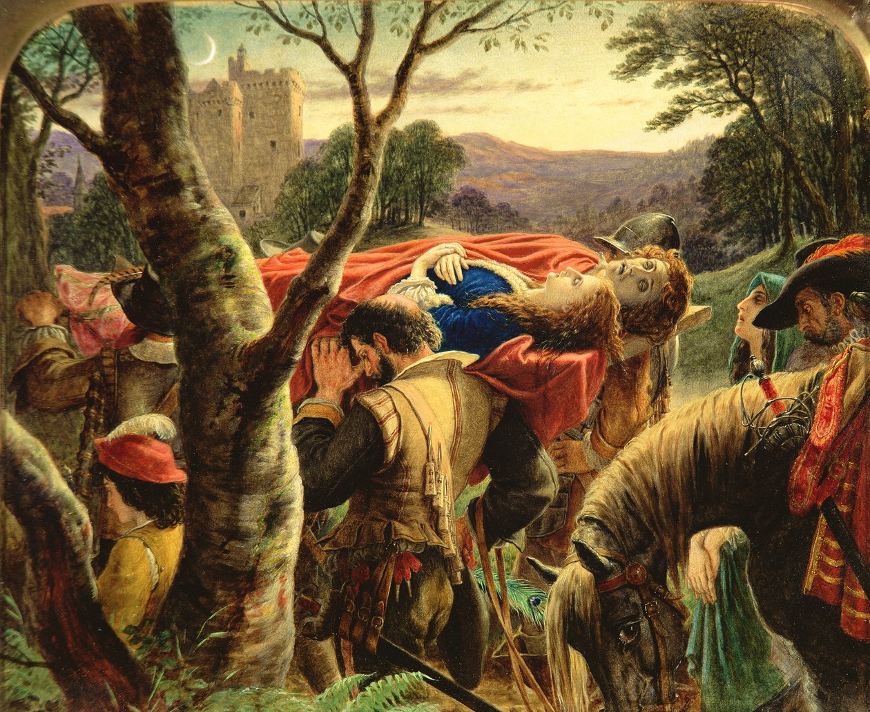 Jaskinie krwawnika Dowie autorstwa Joseph Noel Paton