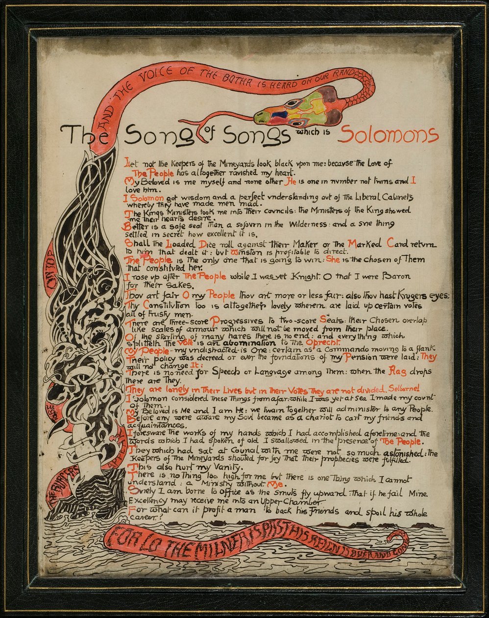 Pieśń nad Pieśniami, która jest Salomona, 8 września 1907 (pióro, tusz i wc na papierze) autorstwa Joseph Rudyard Kipling