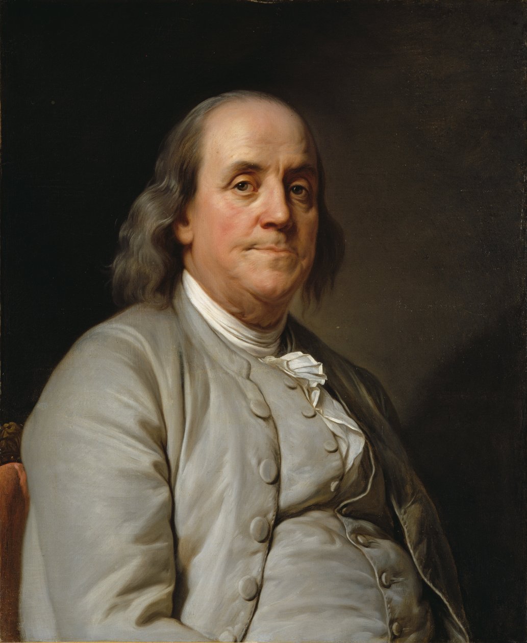 Benjamin Franklin autorstwa Joseph Siffred Duplessis