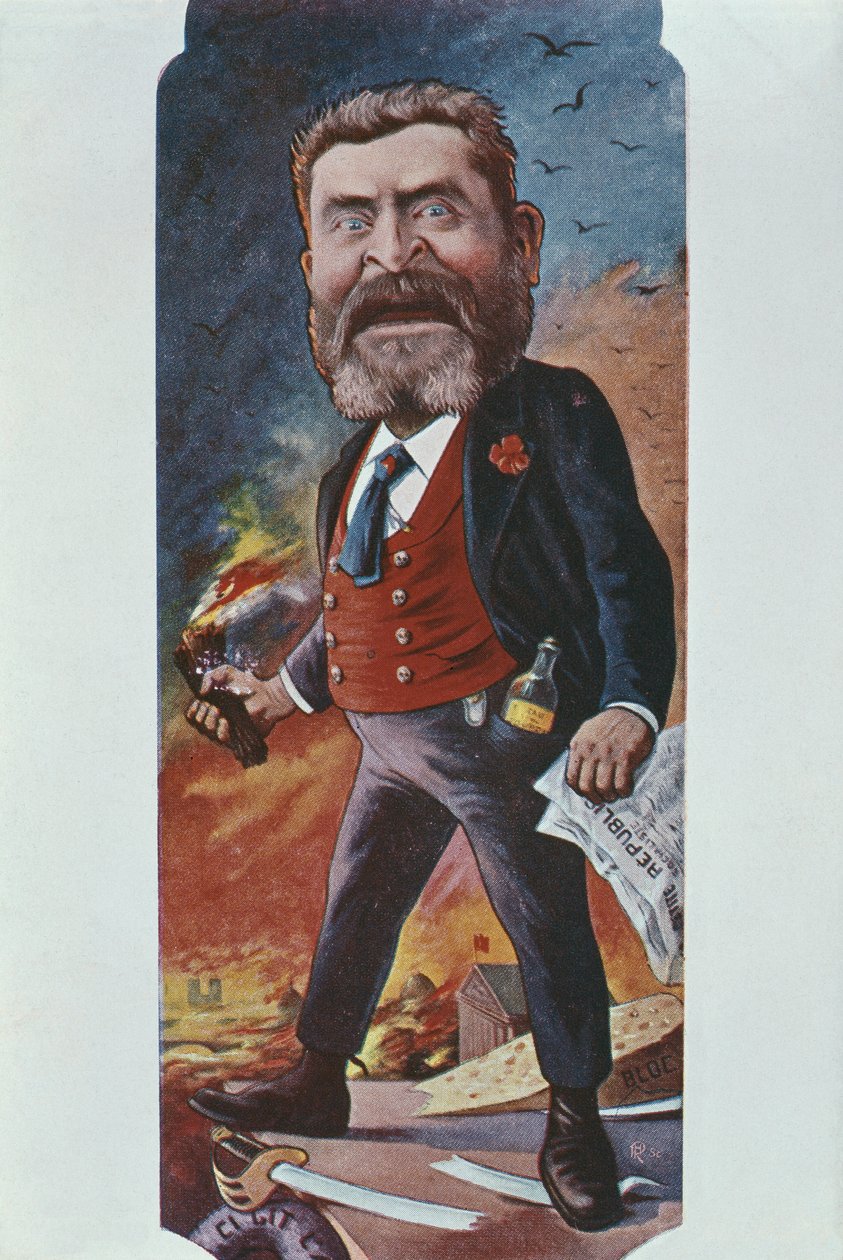 Karykatura Jeana Jauresa, po 1900 autorstwa Joseph Sirat