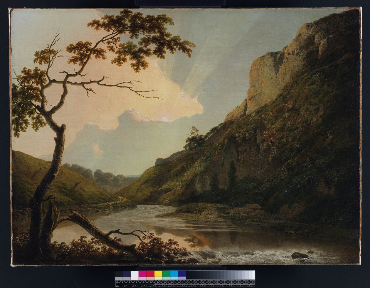 Matlock Tor, ok. 1778-80 autorstwa Joseph Wright of Derby
