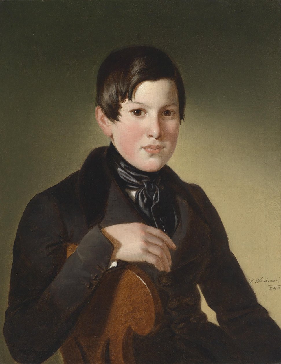 Portret chłopca autorstwa Joseph Weidner