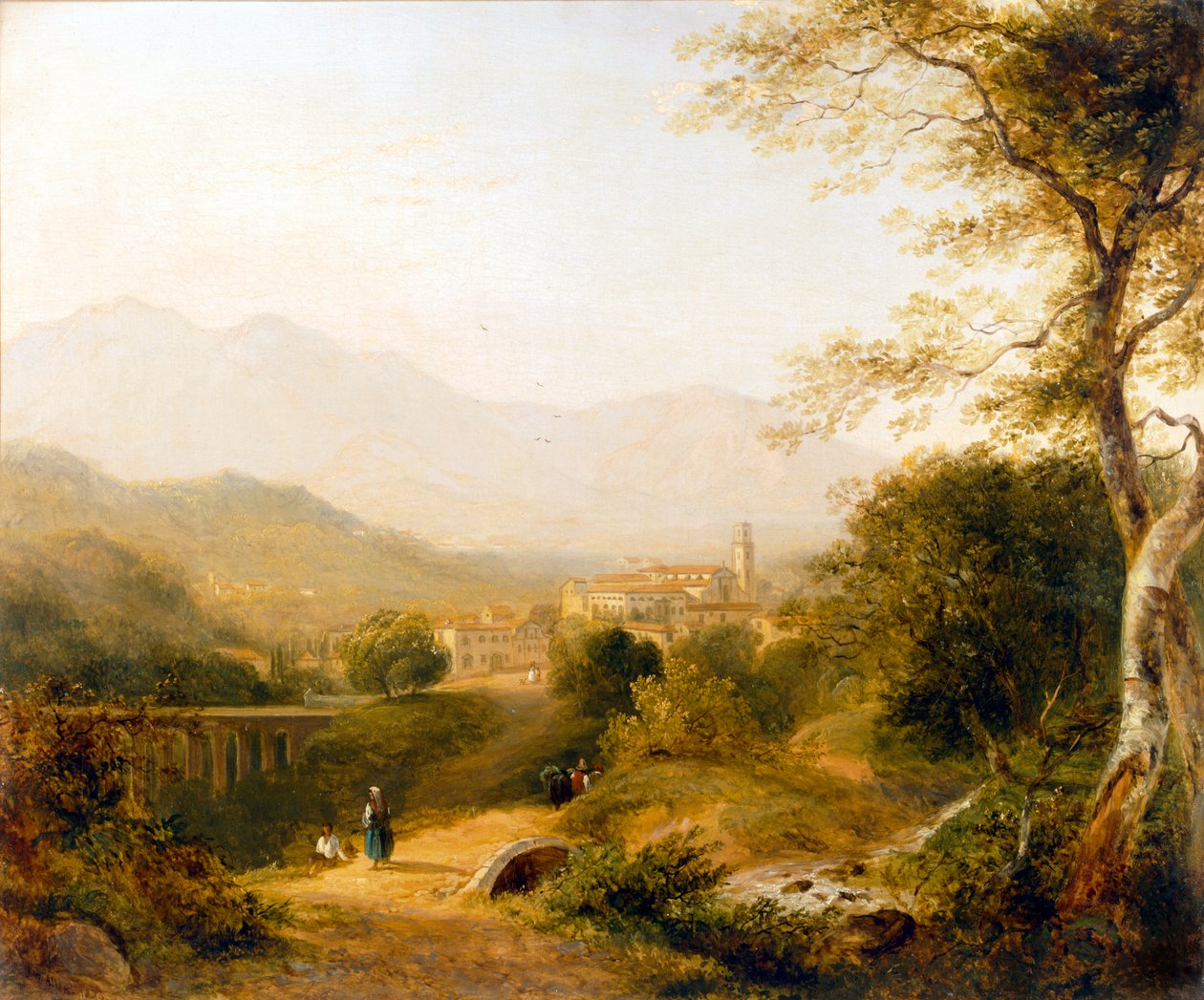 Krajobraz włoski autorstwa Joseph William Allen
