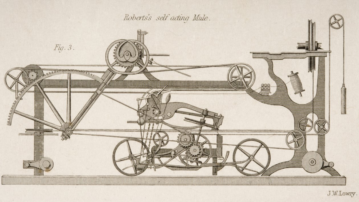 Muł Roberta, ok. 1830 r. autorstwa Joseph Wilson Lowry