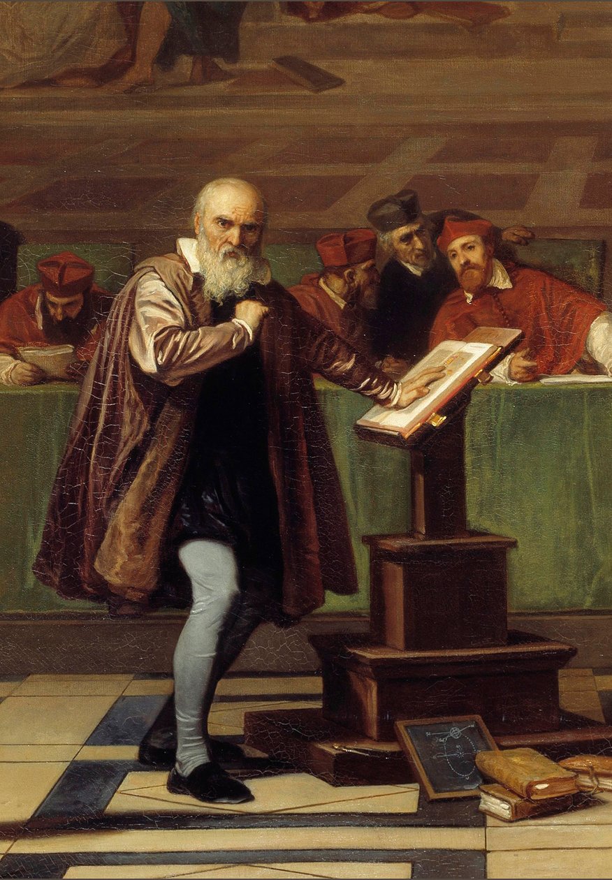 Galilea (lub Galileo Galilei autorstwa Joseph Nicolas Robert Fleury