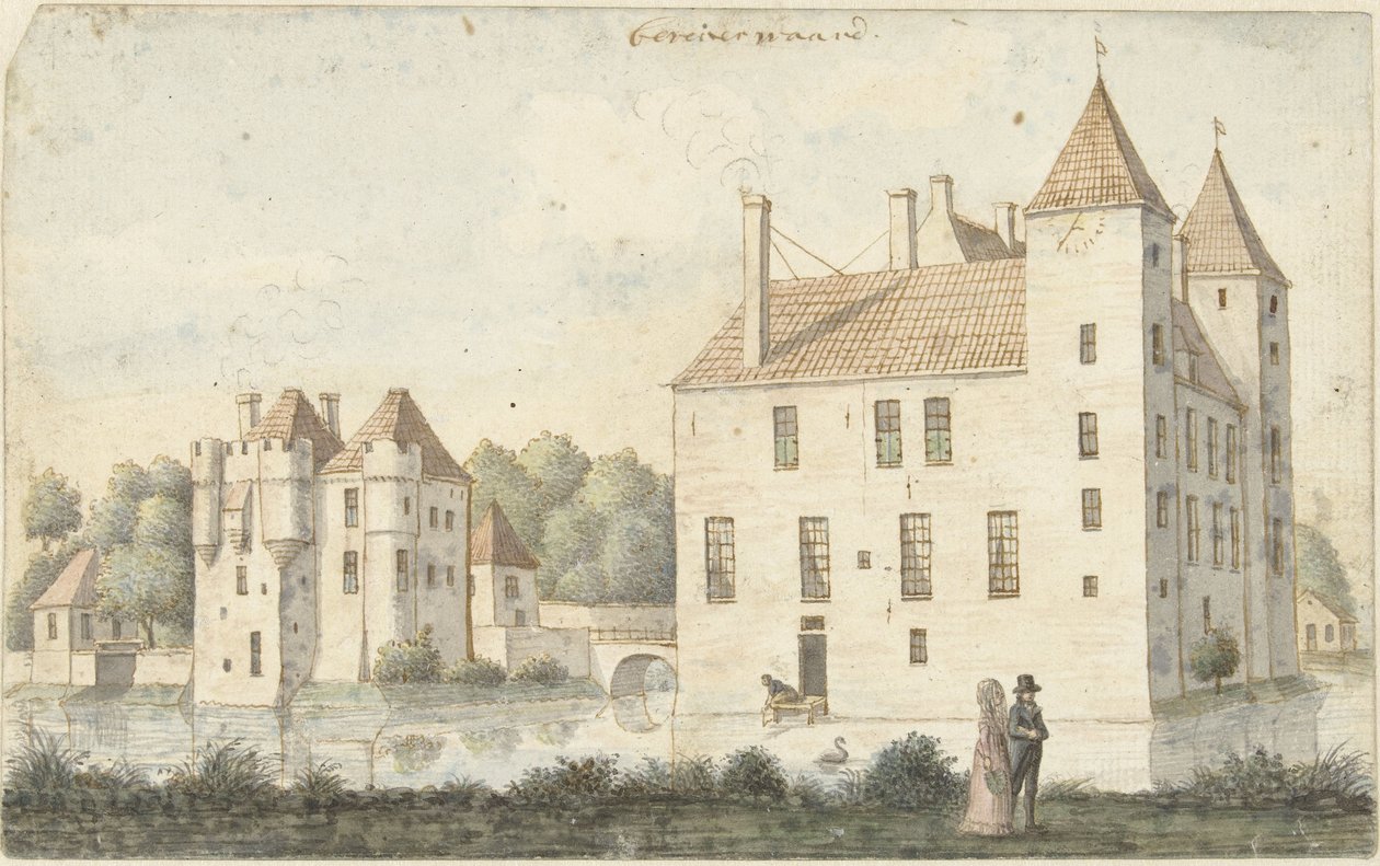 Zamek Beverweerd Wartość Beveiver (tytuł na przedmiocie) autorstwa Joseph Adolf Schmetterling