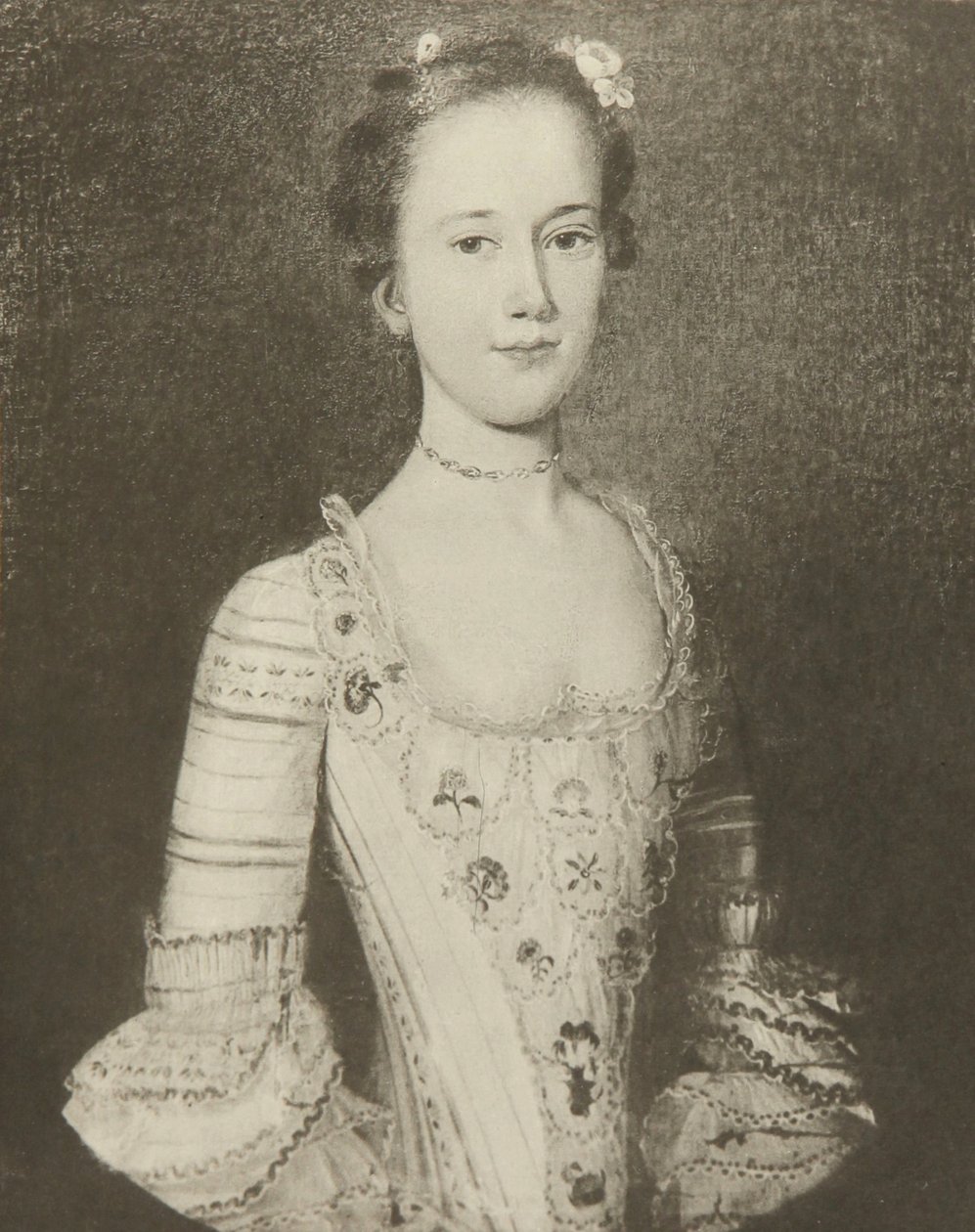 Frances Tucker z "The Grove" autorstwa Joseph Blackburn