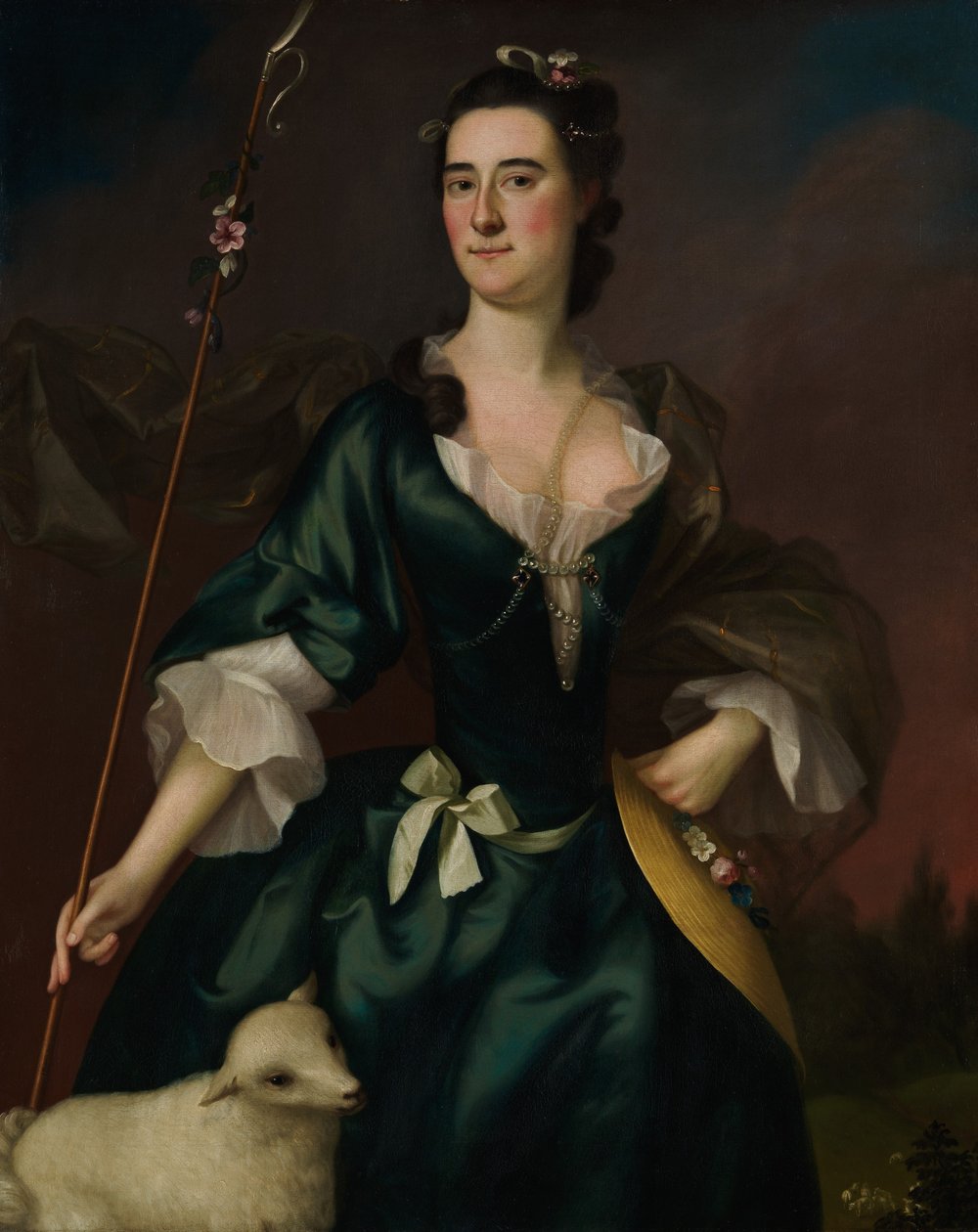Mary Sylwester, 1754. autorstwa Joseph Blackburn