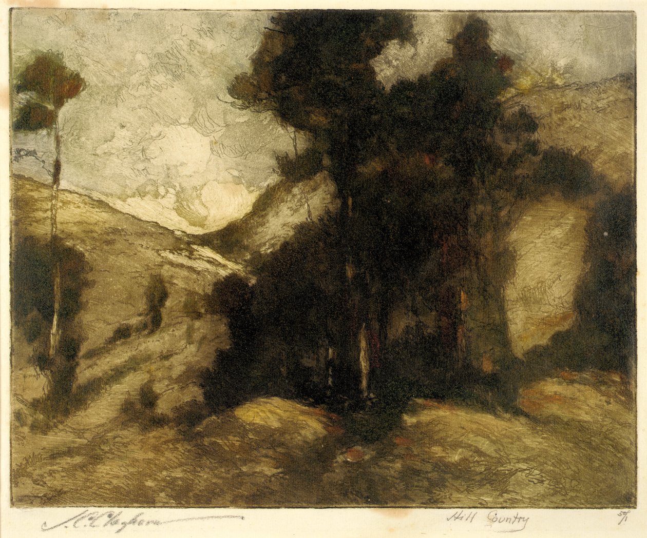 Hill Country autorstwa Joseph C. Claghorn