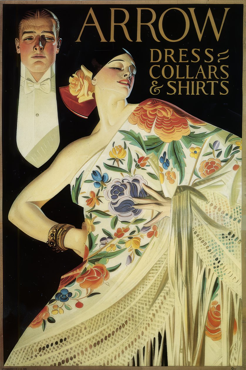 Obroże i koszule Arrow autorstwa Joseph C. Leyendecker
