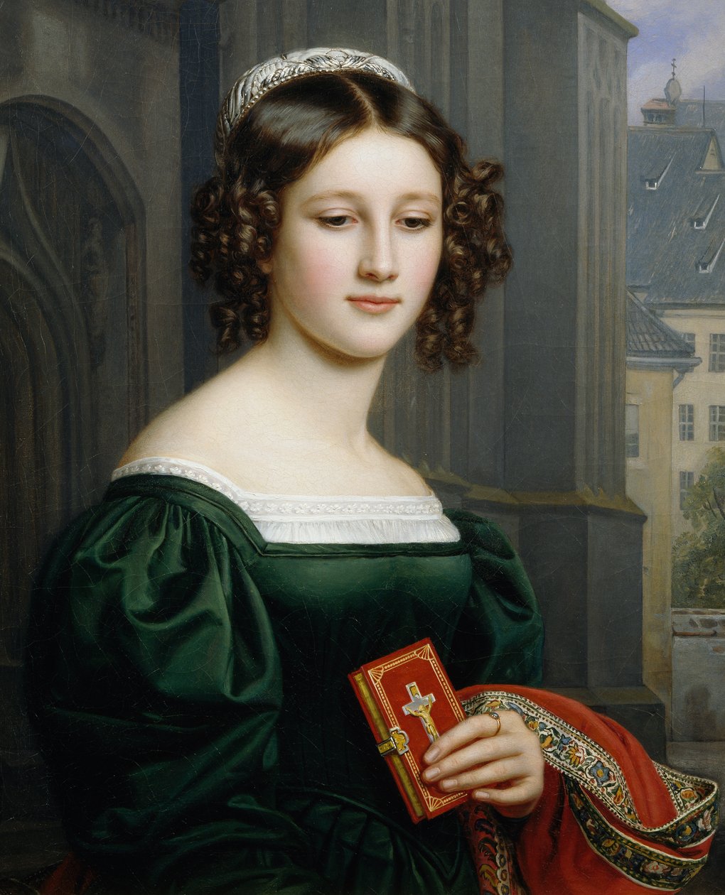 Portret Anny Hillmaier autorstwa Joseph Carl Stieler
