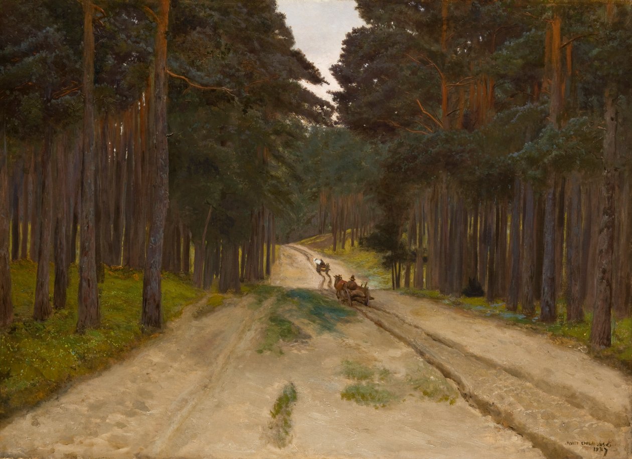 Ciężarówka leśna autorstwa Joseph Chelmonski