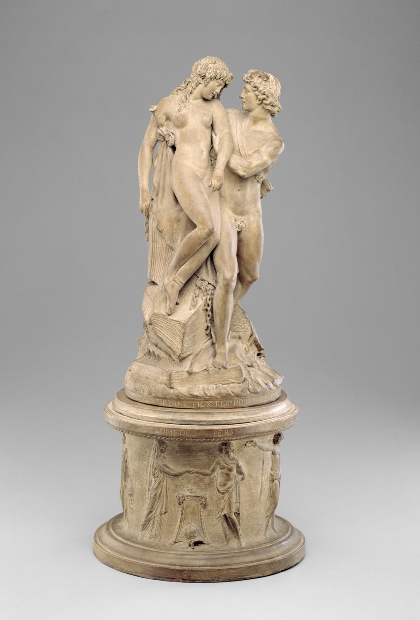 Perseusz ratujący Andromedę, ok. 1786 (terakota) autorstwa Joseph Chinard