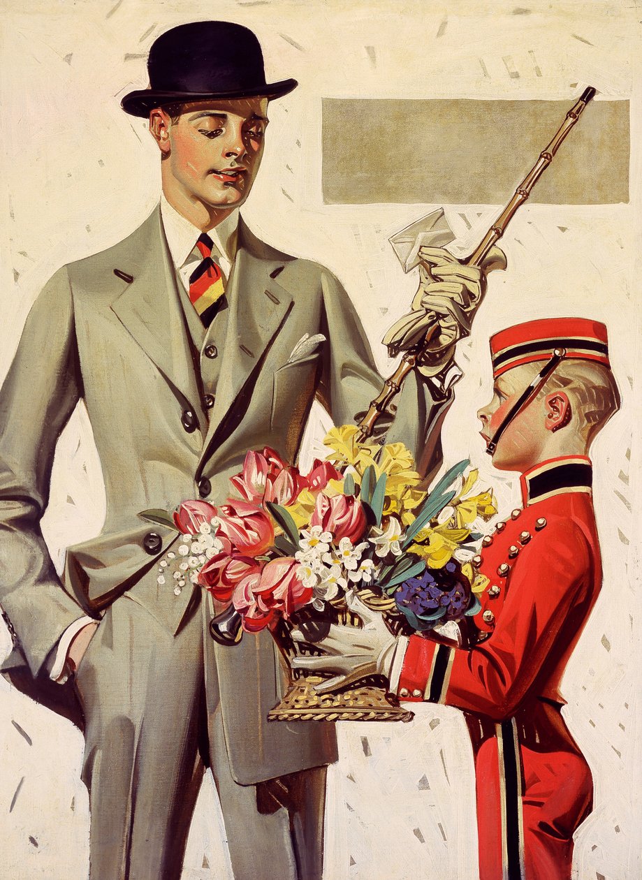 Kwiaty dla Pani autorstwa Joseph Christian Leyendecker