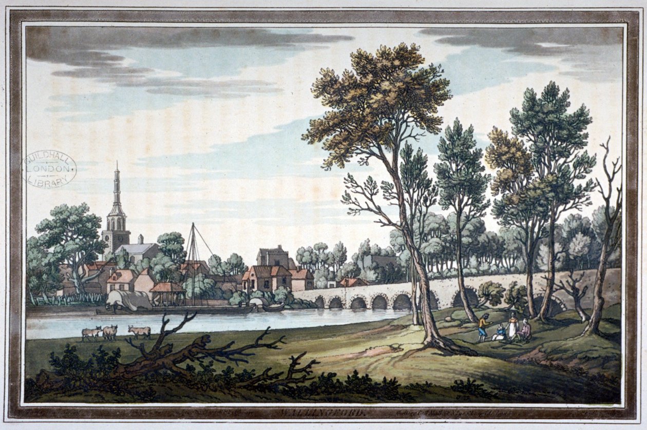 Wallingford, Berkshire, 1790 autorstwa Joseph Constantine Stadler