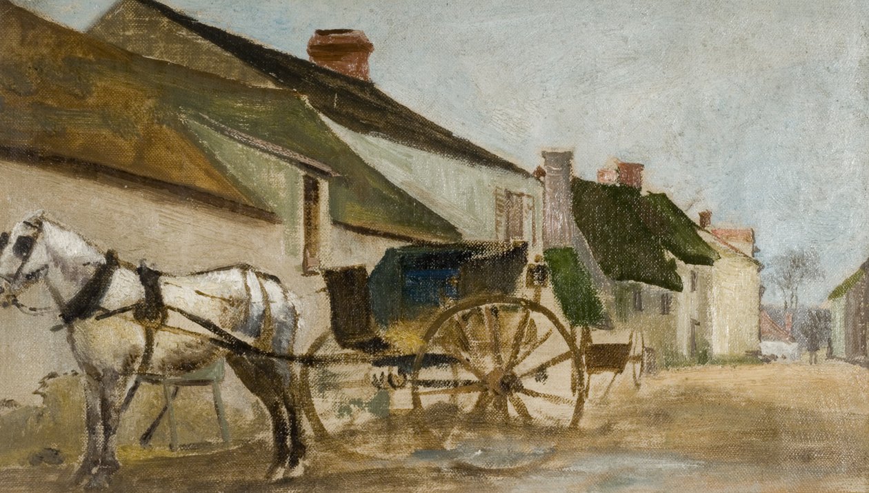 Kucyk i wózek autorstwa Joseph Crawhall