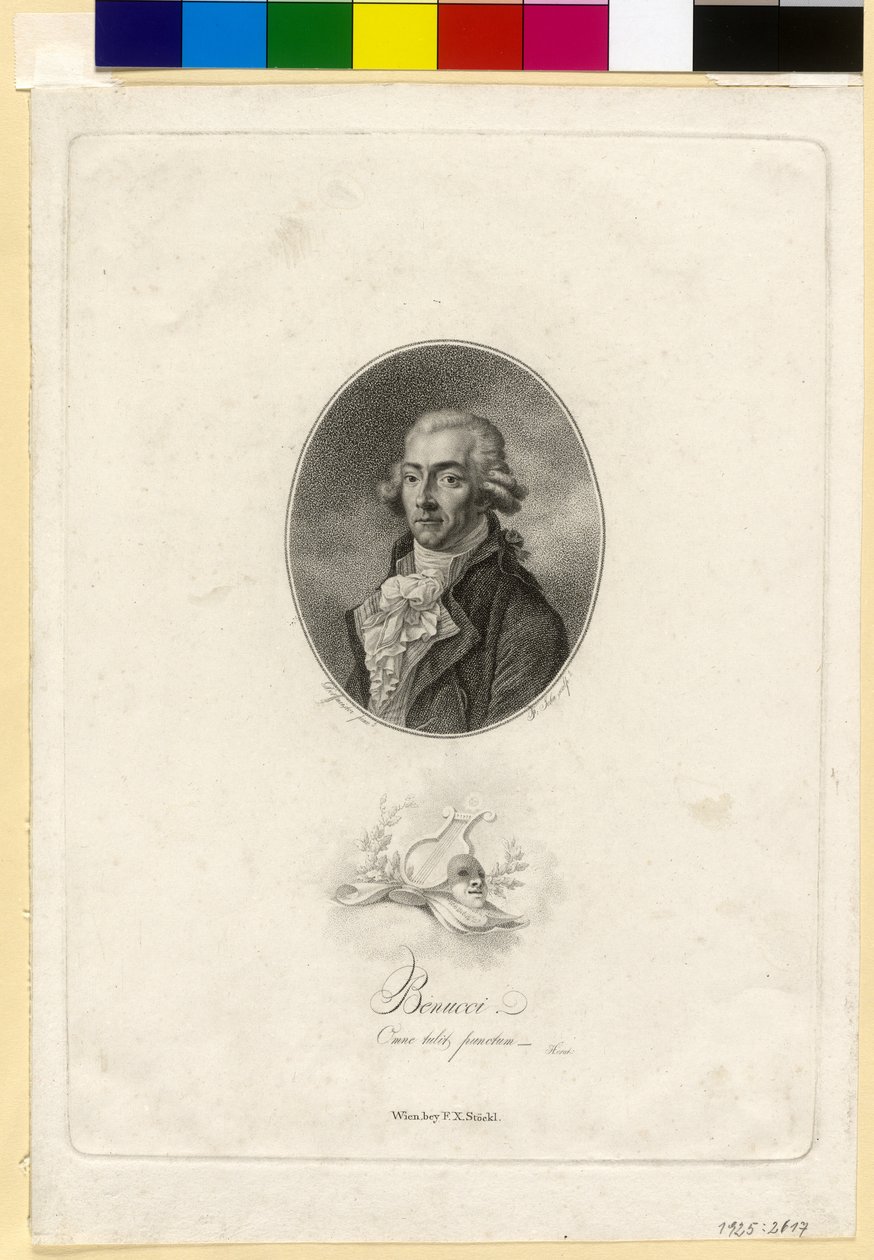 Francesco Benucci autorstwa Joseph Dorffmeister