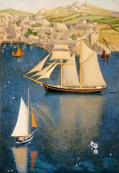 Szkuner autorstwa Joseph Edward Southall