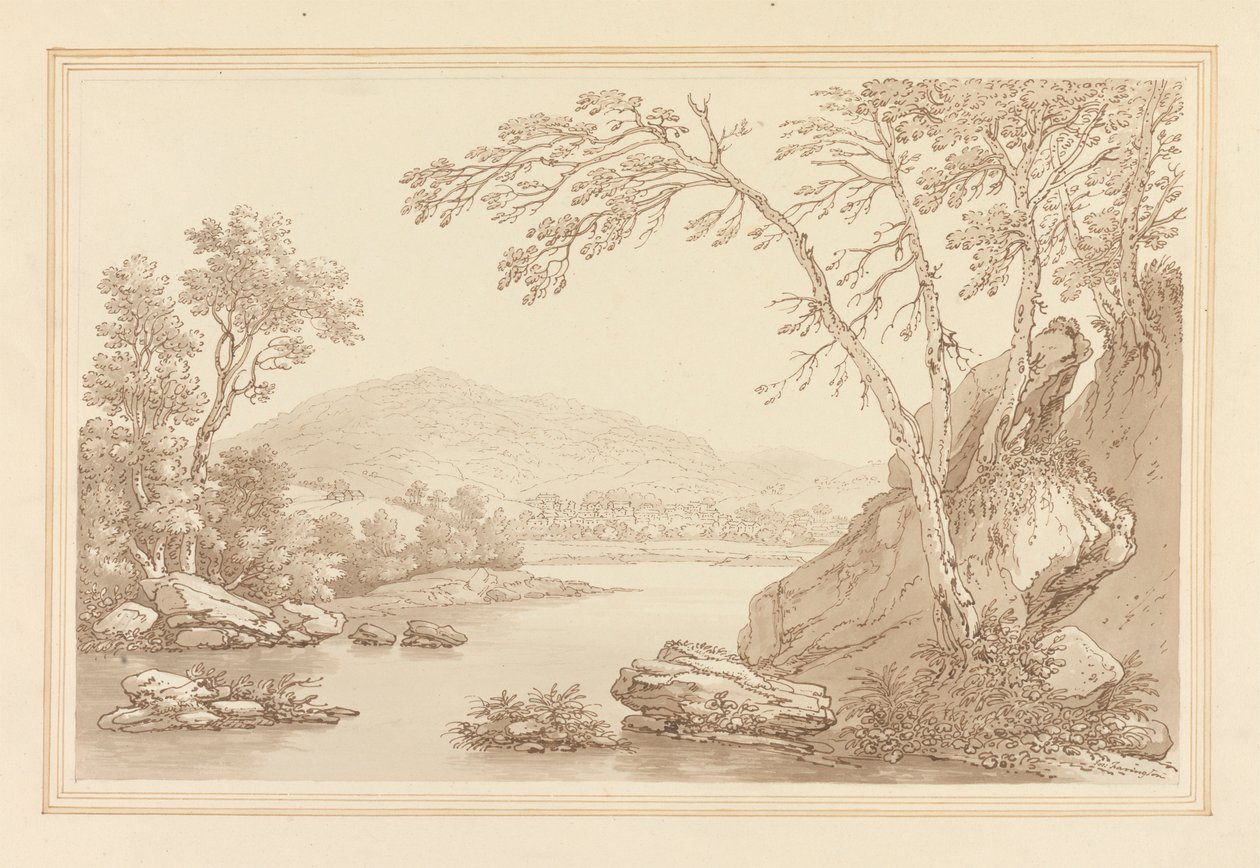 Ambleside autorstwa Joseph Farington