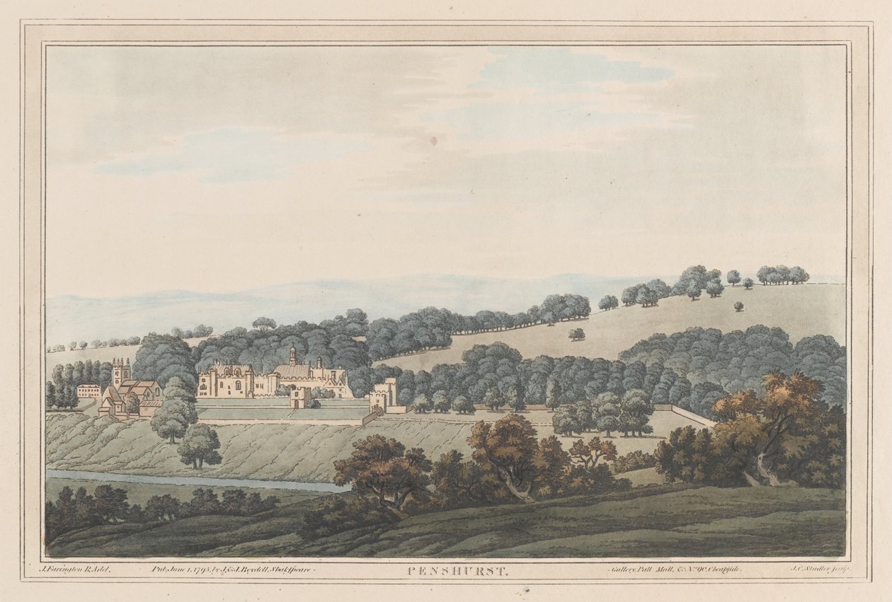 Penshurst autorstwa Joseph Farington