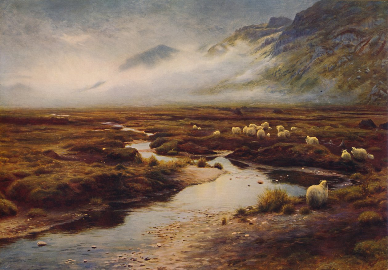 Mech w Poolewe, c1912. autorstwa Joseph Farquharson
