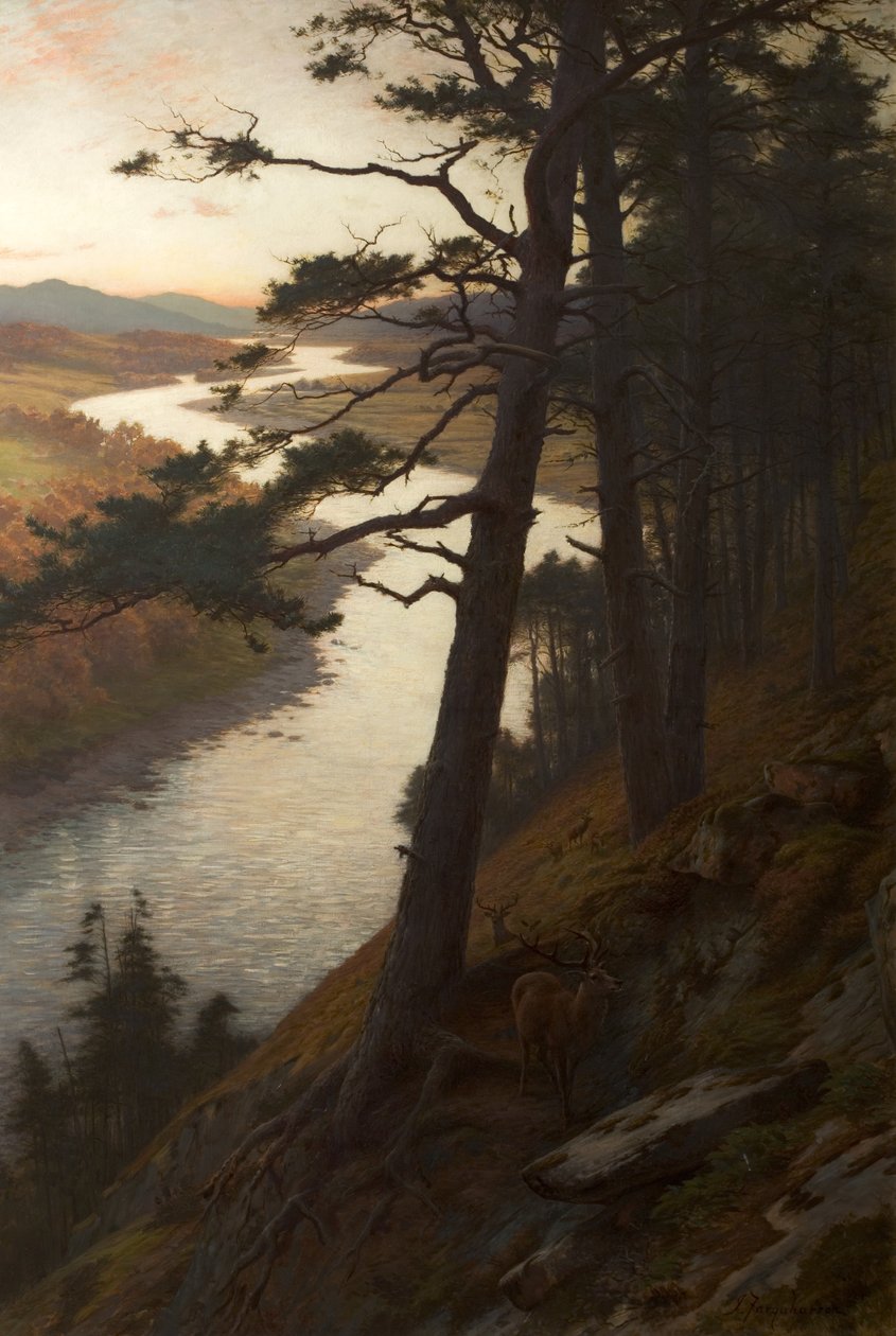 Kręty Dee, 1889 autorstwa Joseph Farquharson