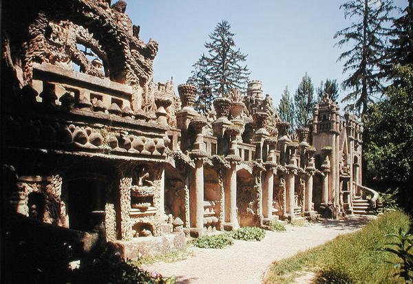 Pałac Idealny, wybudowany w latach 1879-1912 autorstwa Joseph Ferdinand Cheval