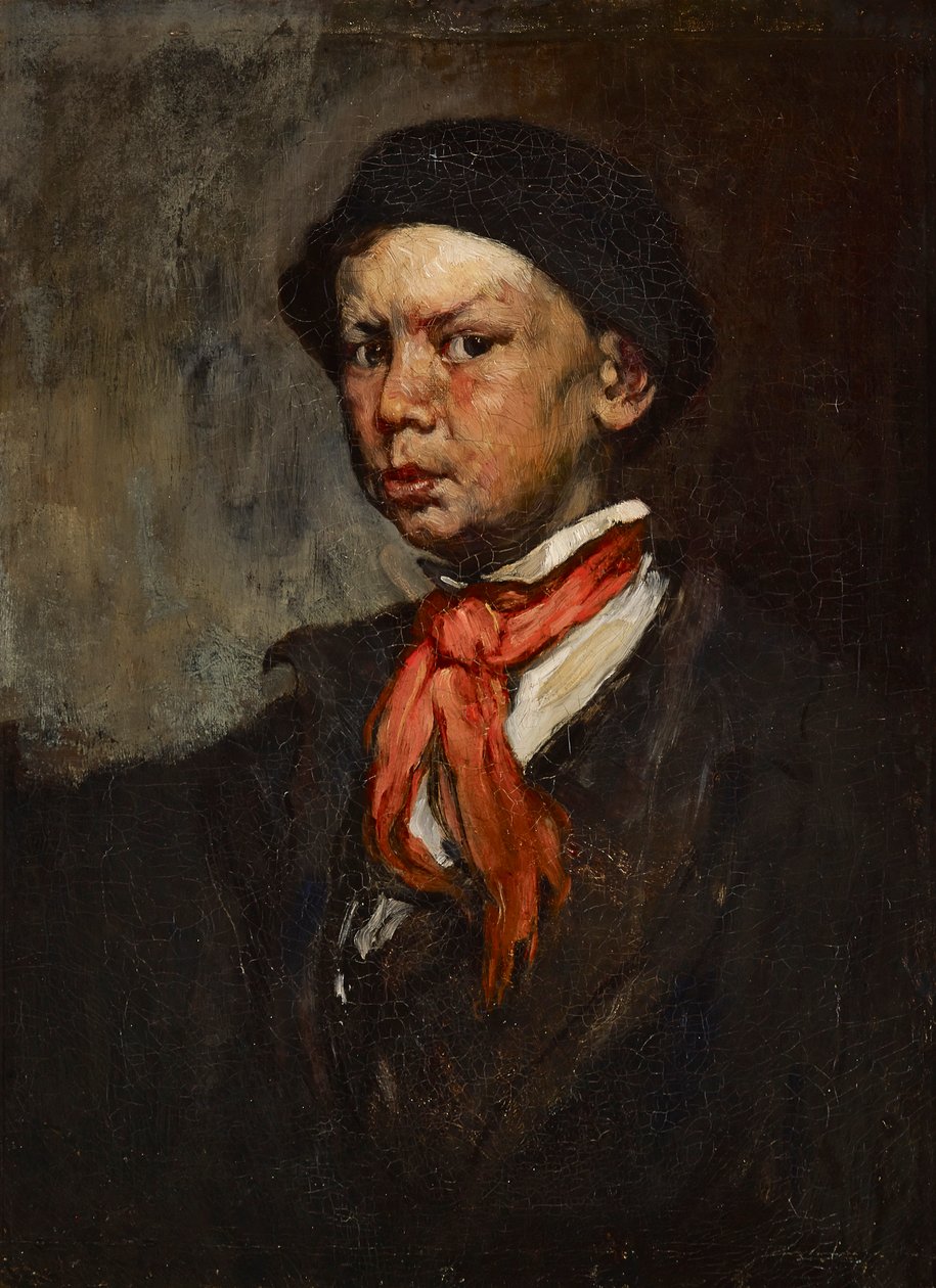Gwiżdżący chłopiec autorstwa Joseph Frank Currier