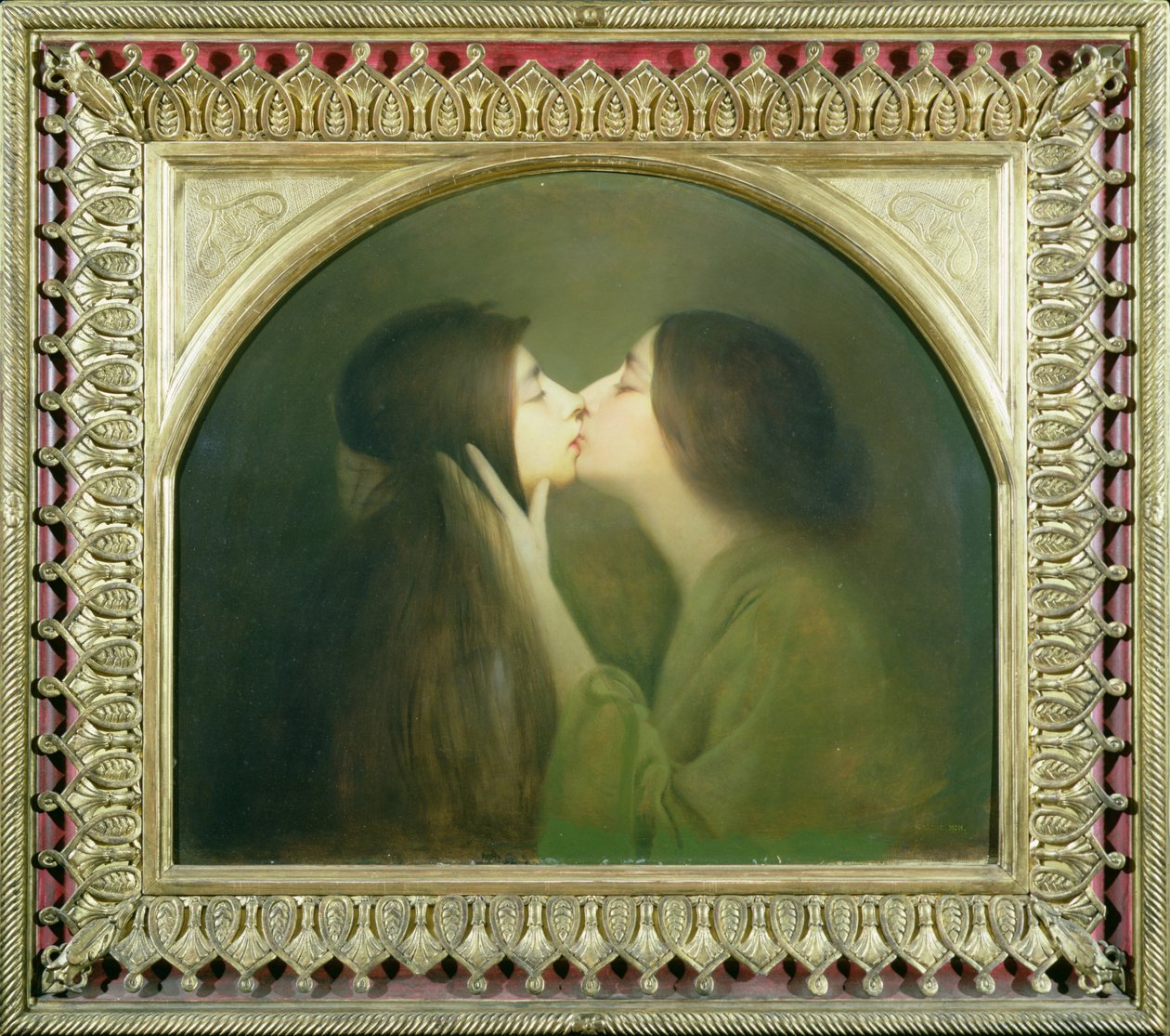 Pocałunek, 1900 autorstwa Joseph Granie