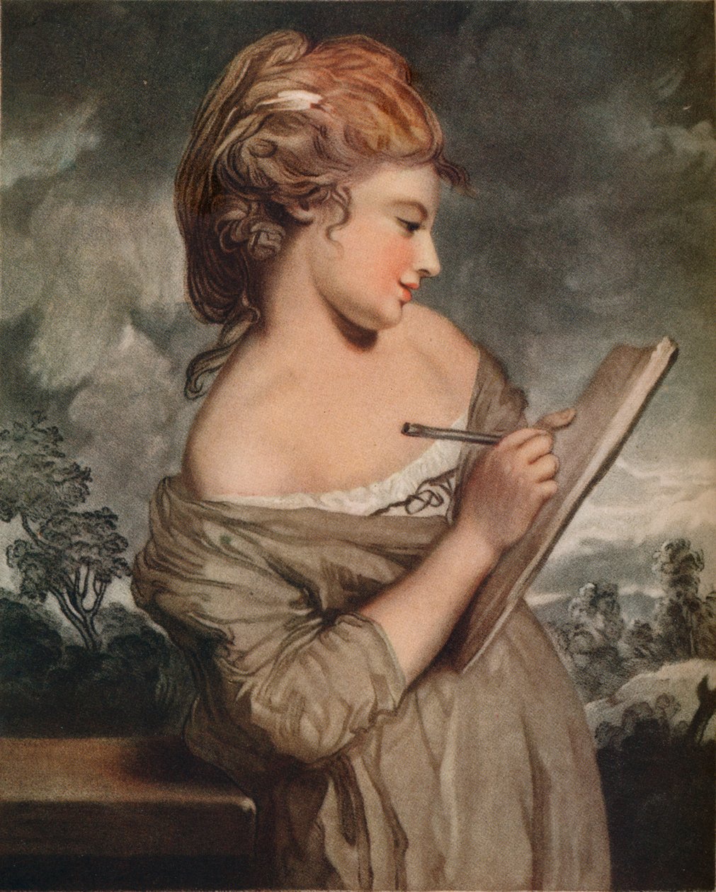 Elizabeth Deane, projekt, c1794 autorstwa Joseph Grozer