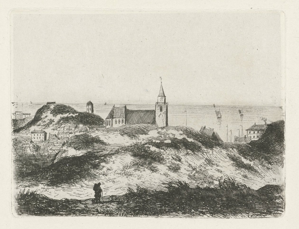 Widok na Scheveningen autorstwa Joseph Hartogensis