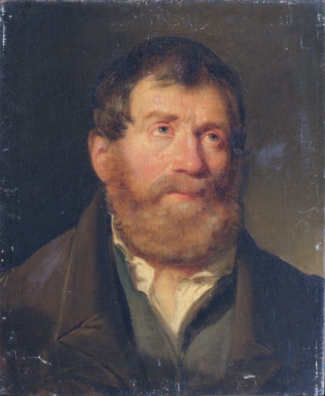 Studium głowy mężczyzny autorstwa Joseph Hasslwander
