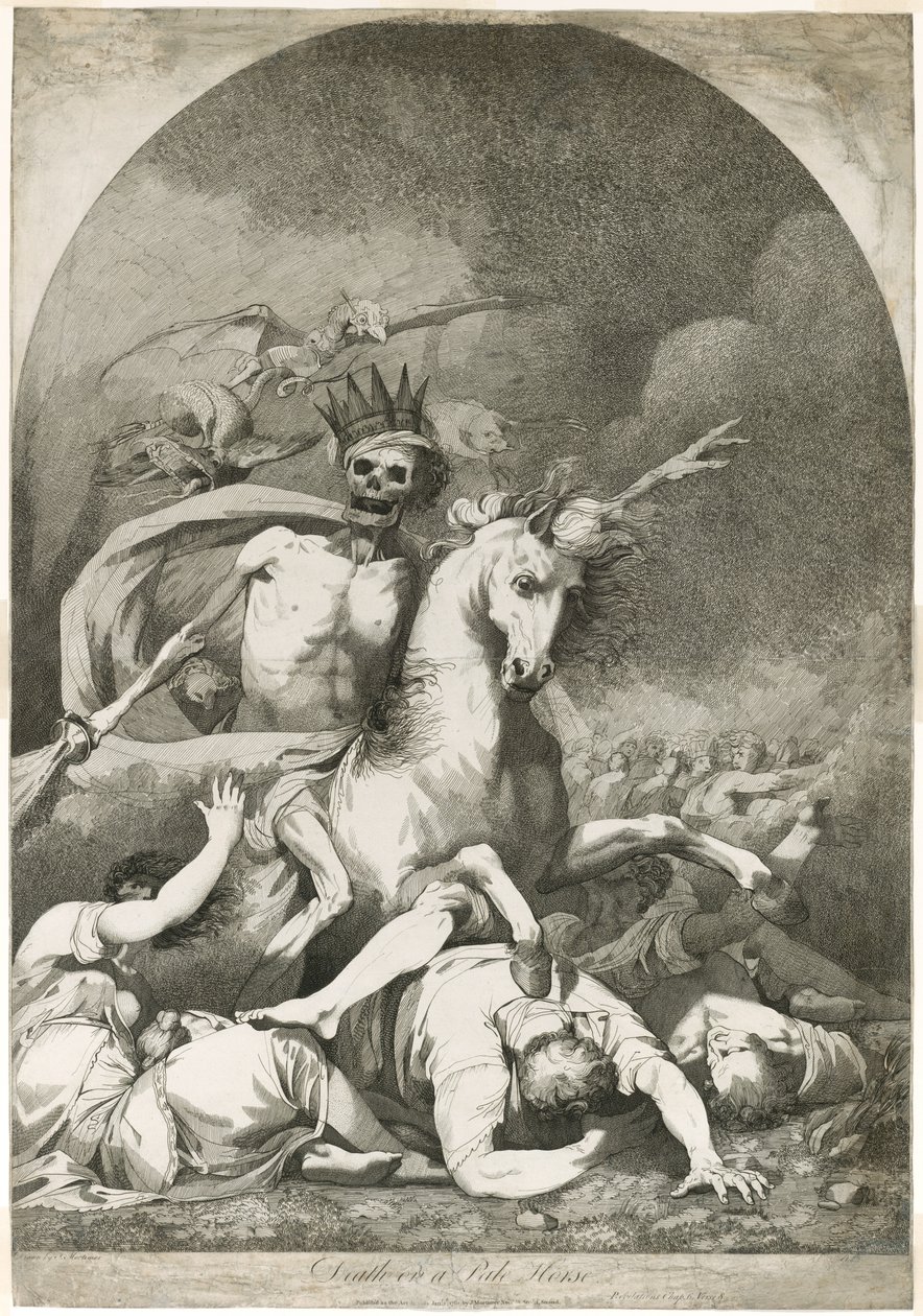 Śmierć na bladym koniu autorstwa Joseph Haynes
