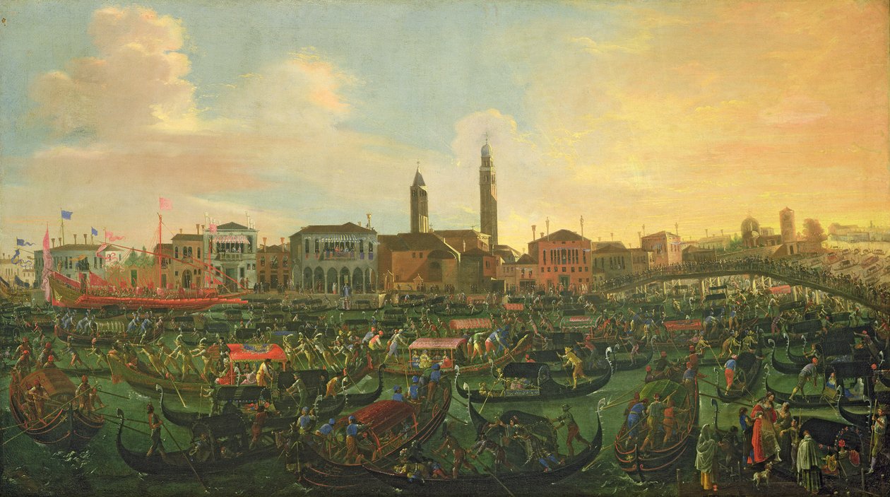 Regaty na Murano, 1648 r. autorstwa Joseph Heintz der Jüngere