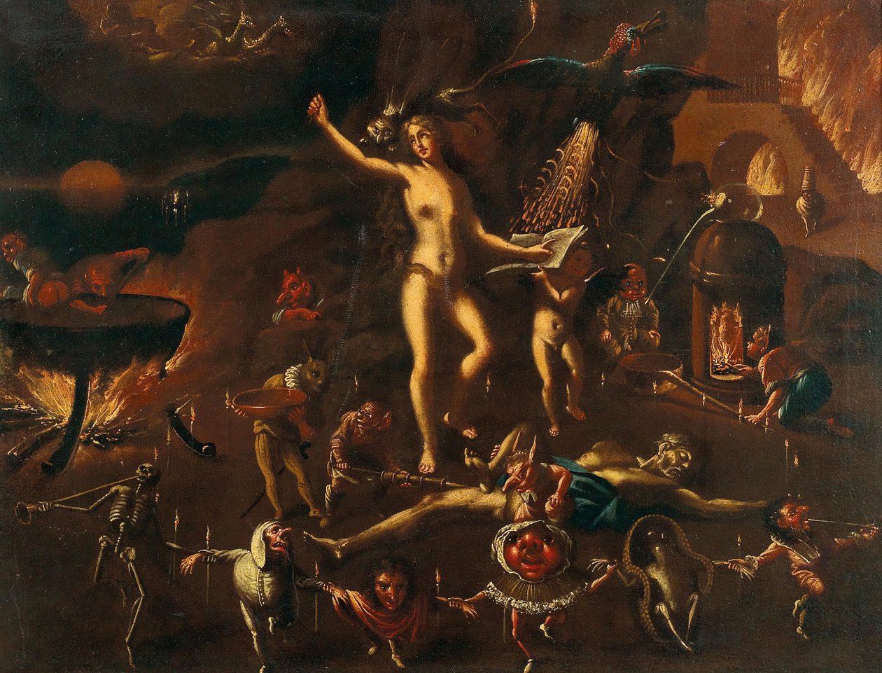 Scena czarów. autorstwa Joseph Heintz the Younger