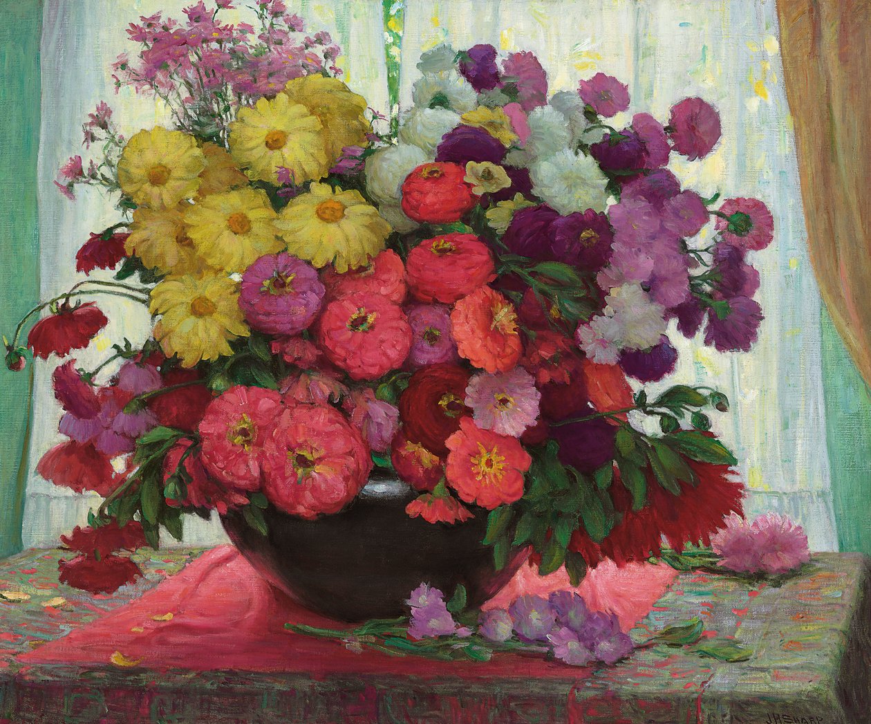 Misa kwiatów (olej na płótnie) autorstwa Joseph Henry Sharp